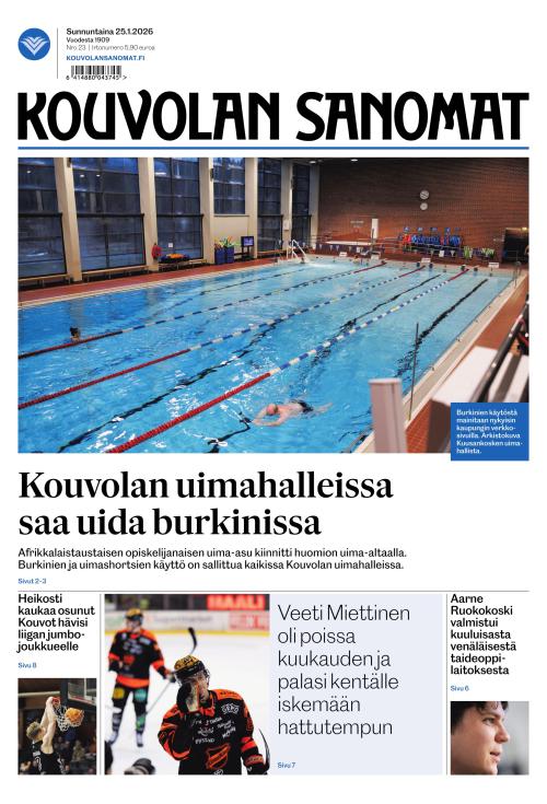 Kouvolan Sanomat 25.1.2026