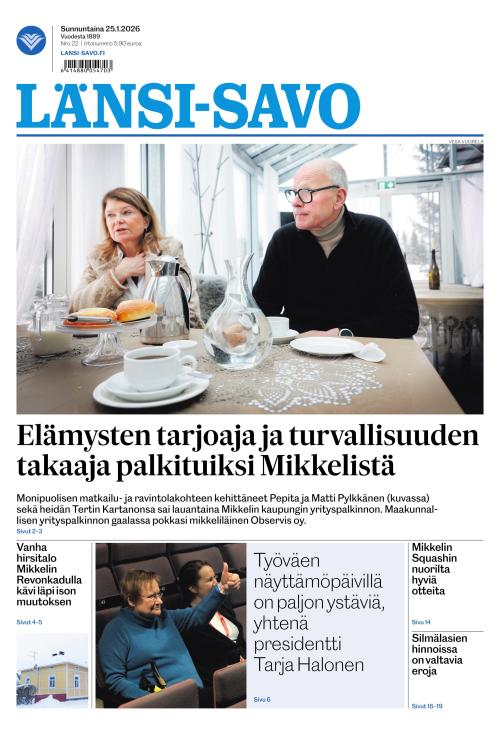 Länsi-Savo 25.1.2026