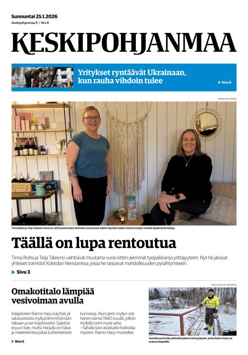 Keskipohjanmaa 25.1.2026