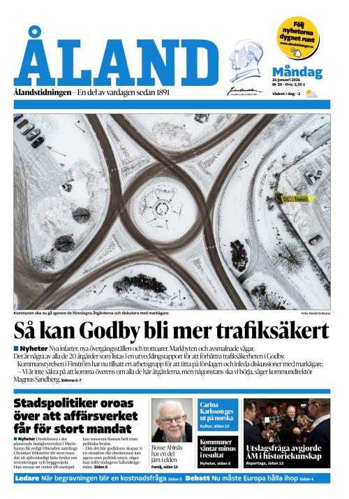Ålandstidningen 26.1.2026