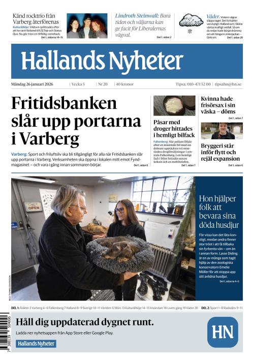 Hallands Nyheter 26.1.2026