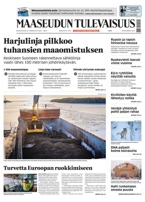 Maaseudun Tulevaisuus 26.1.2026