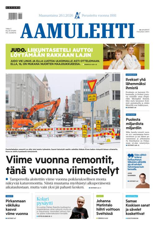 Aamulehti 26.1.2026