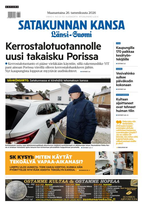 Satakunnan Kansa Länsi-Suomi 26.1.2026