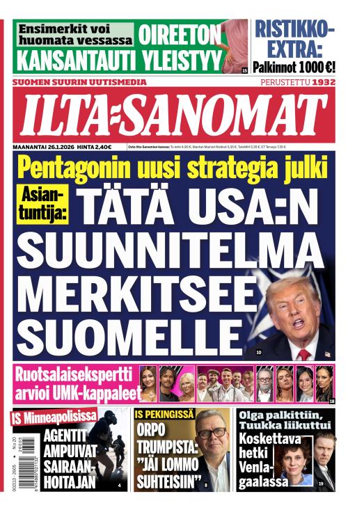 Ilta-Sanomat 26.1.2026
