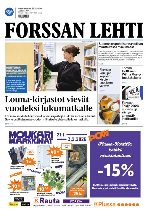 Forssan Lehti 26.1.2026