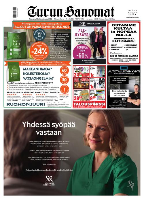 Turun Sanomat 26.1.2026