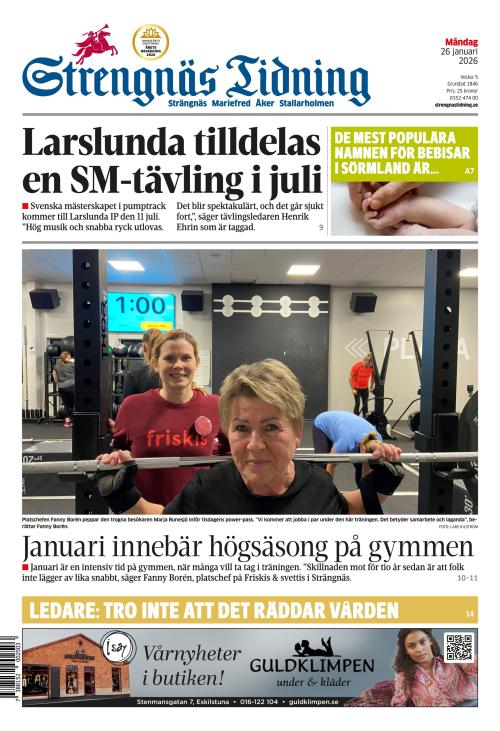 Strengnäs Tidning 26.1.2026