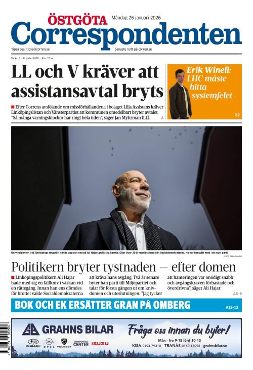 Östgöta Correspondenten 26.1.2026