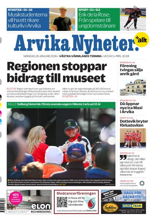 Arvika Nyheter 26.1.2026