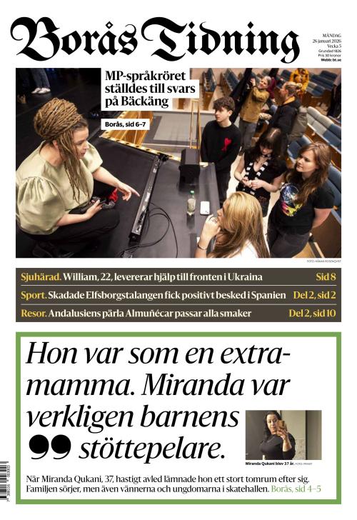 Borås Tidning 26.1.2026