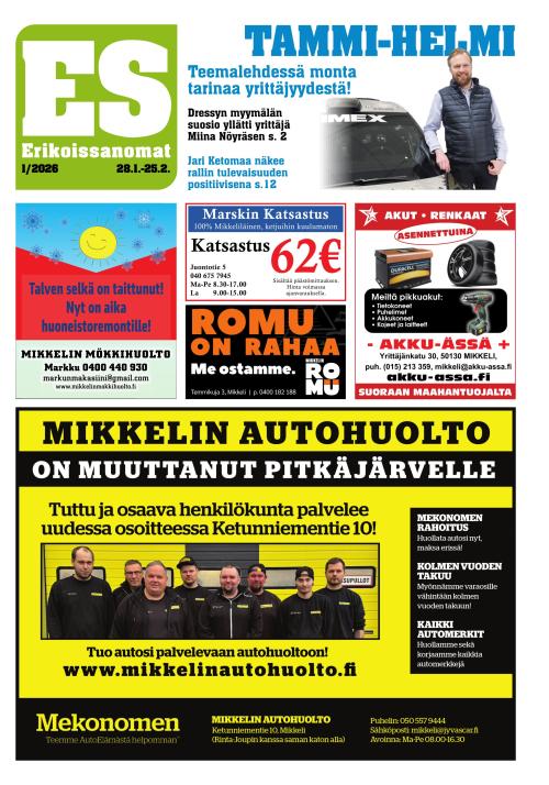 Mikkelin erikoissanomat 28.1.2026