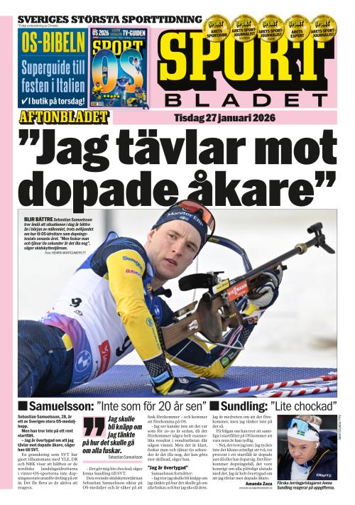Aftonbladet Sportbladet 27.1.2026