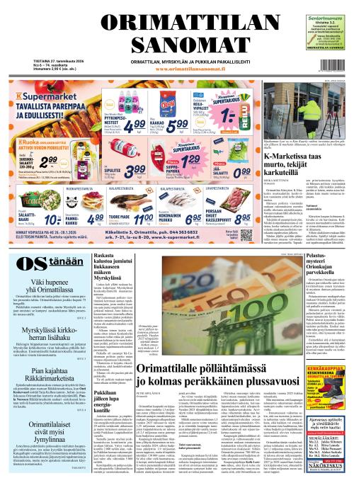 Orimattilan Sanomat 27.1.2026