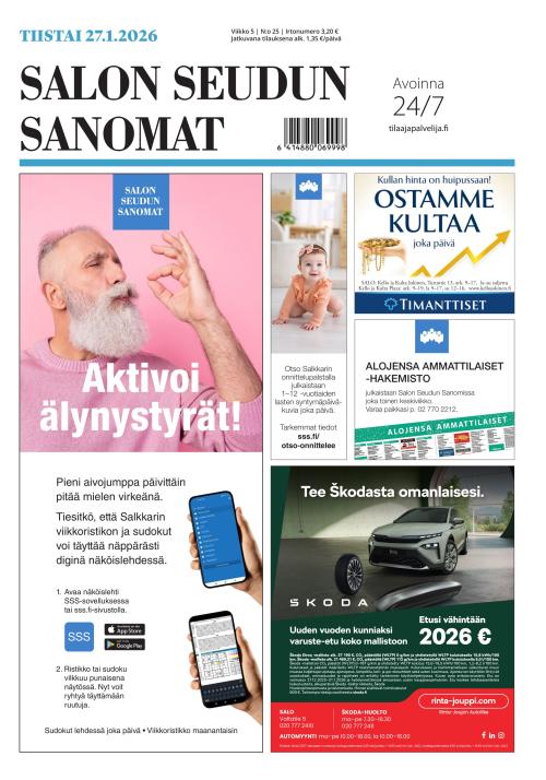 Salon Seudun Sanomat 27.1.2026