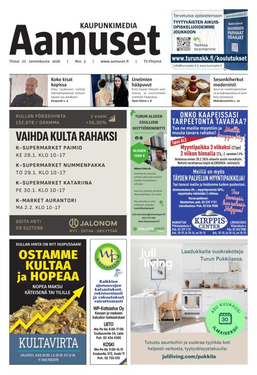 Aamuset 27.1.2026