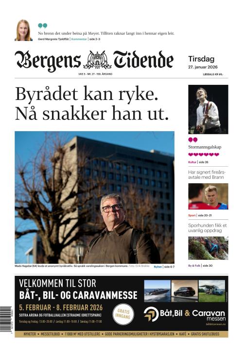 Bergens Tidende 27.1.2026