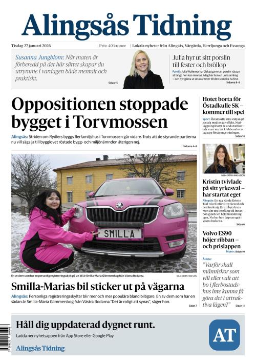 Alingsås Tidning 27.1.2026