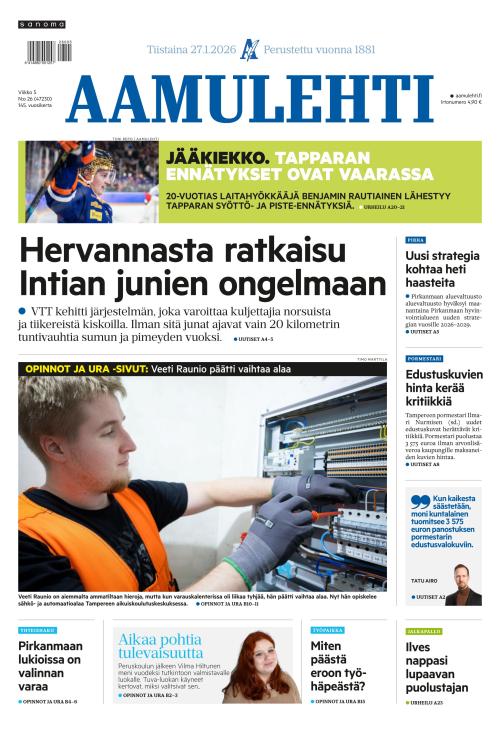 Aamulehti 27.1.2026