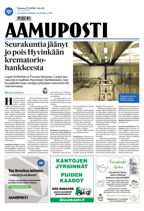 Aamuposti 27.1.2026