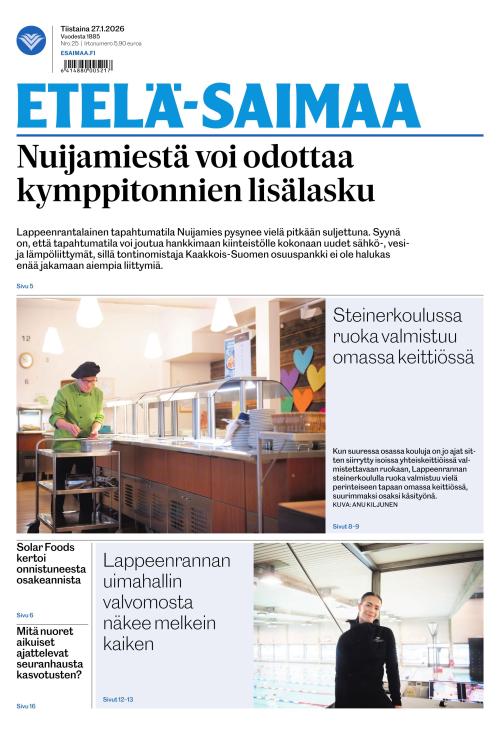 Etelä-Saimaa 27.1.2026