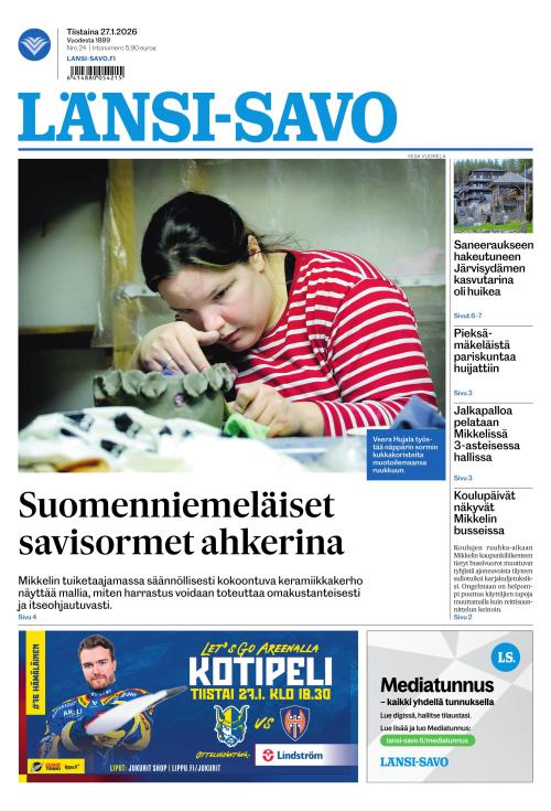 Länsi-Savo 27.1.2026