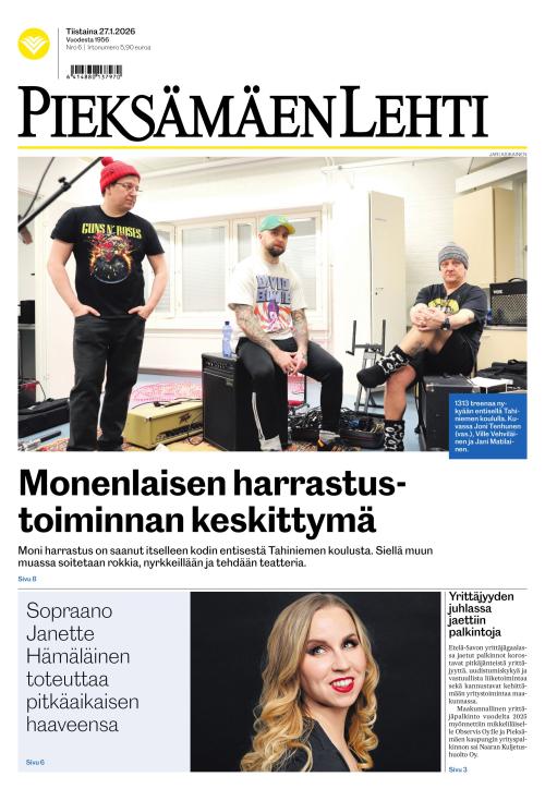 Pieksämäen lehti 27.1.2026
