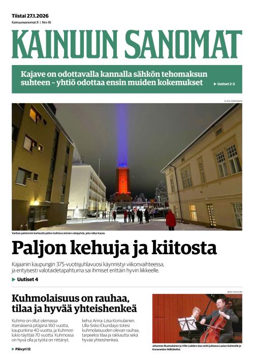 Kainuun Sanomat 27.1.2026