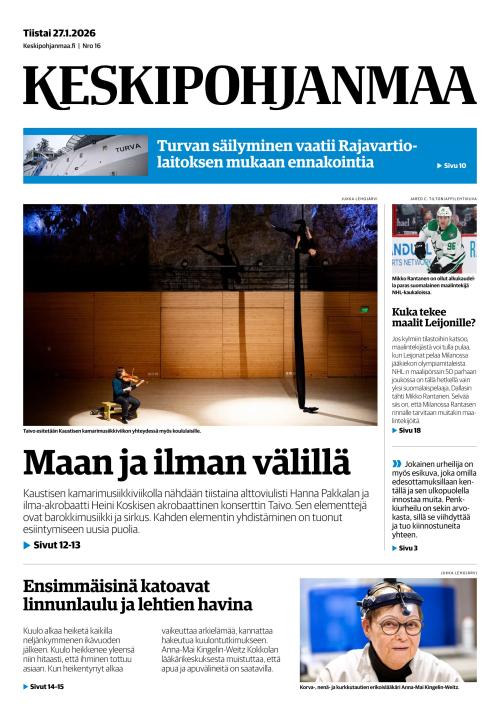 Keskipohjanmaa 27.1.2026