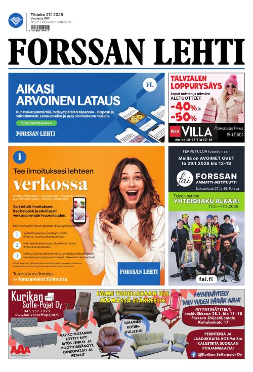 Forssan Lehti 27.1.2026