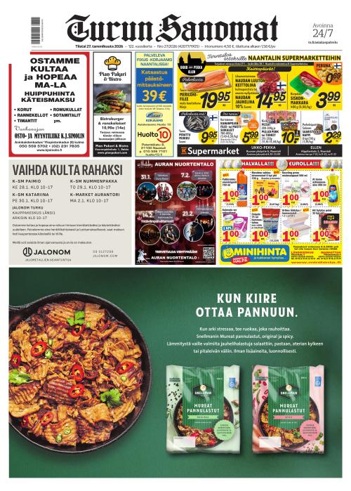 Turun Sanomat 27.1.2026