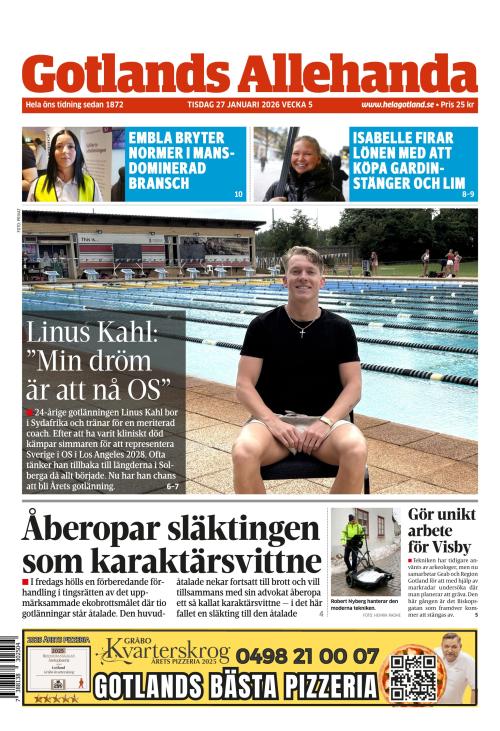 Gotlands Allehanda 27.1.2026