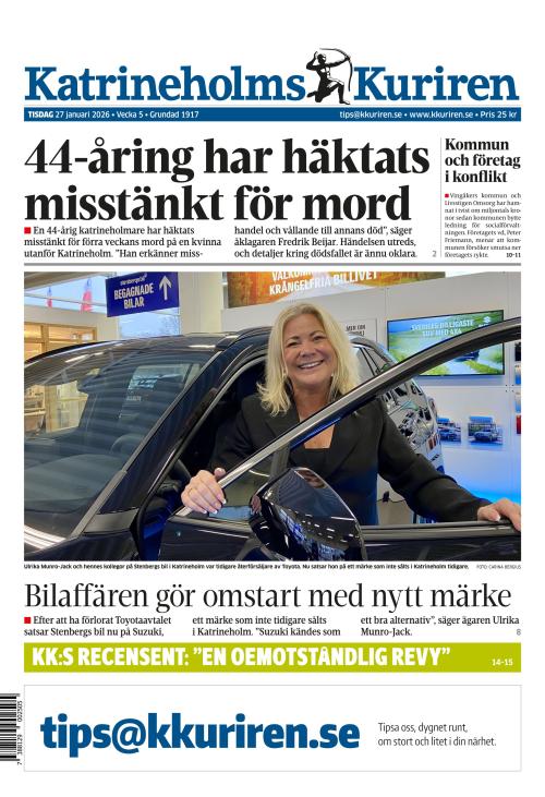 Katrineholms-Kuriren 27.1.2026