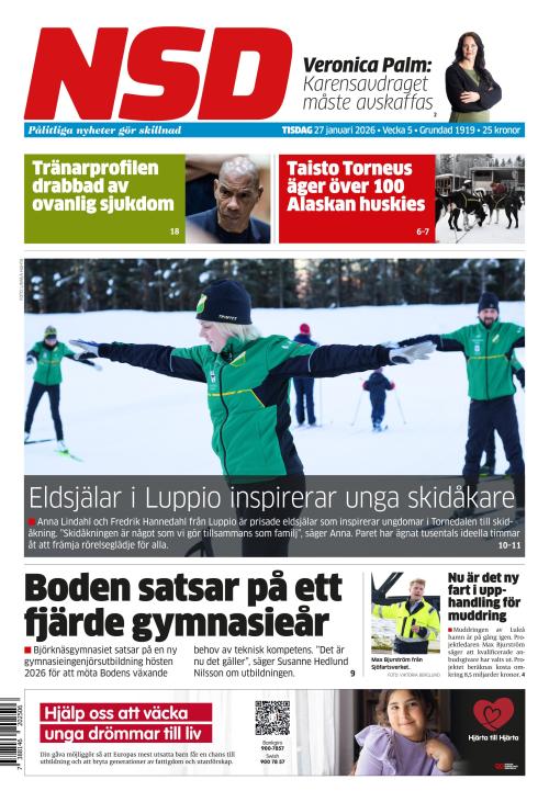 Norrländska Socialdemokraten 27.1.2026