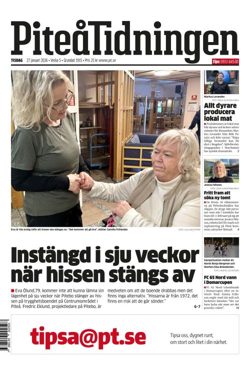Piteå-Tidningen 27.1.2026