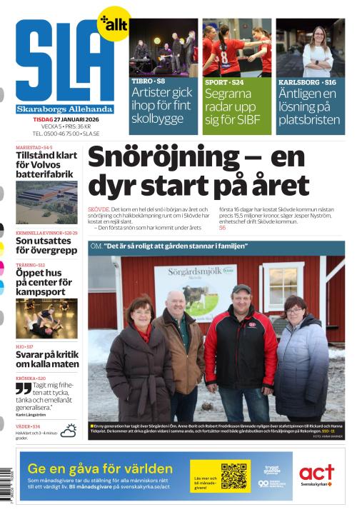 Skaraborgs Allehanda 27.1.2026