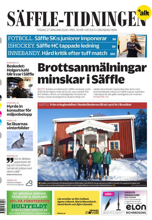 Säffle-Tidningen 27.1.2026