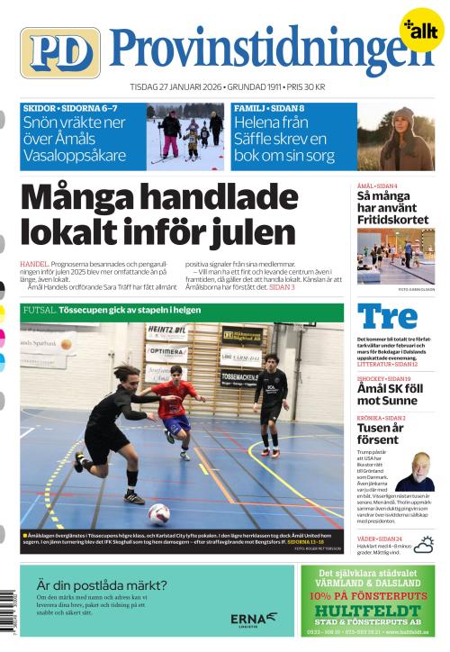 Provinstidningen Dalsland 27.1.2026