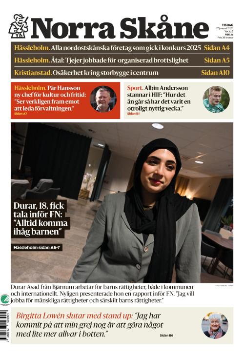 Norra Skåne 27.1.2026