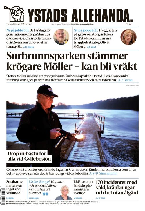 Ystads Allehanda 27.1.2026