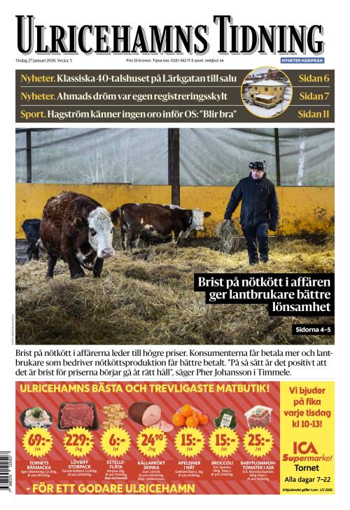Ulricehamns Tidning 27.1.2026