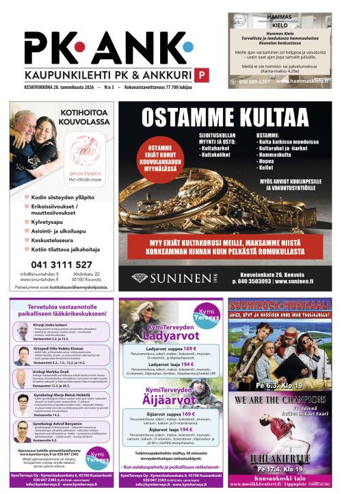 Kaupunkilehti Pohjois-Kymenlaakso 28.1.2026
