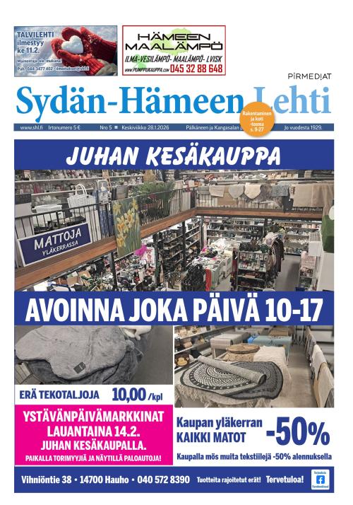 Sydän-Hämeen Lehti 28.1.2026