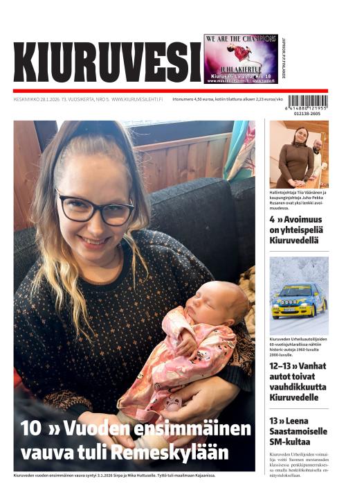 Kiuruvesi-lehti 28.1.2026