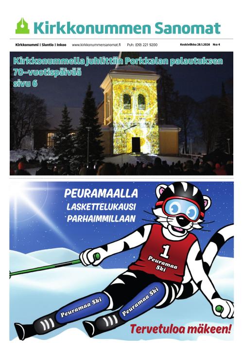 Kirkkonummen Sanomat 28.1.2026