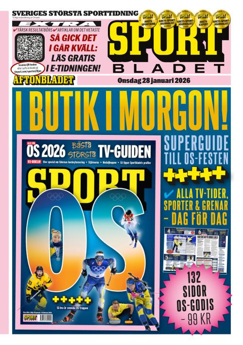 Aftonbladet Sportbladet 28.1.2026