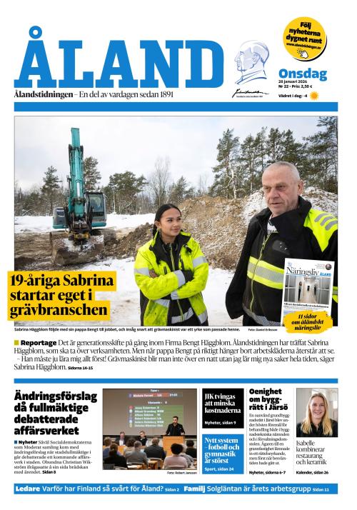 Ålandstidningen 28.1.2026
