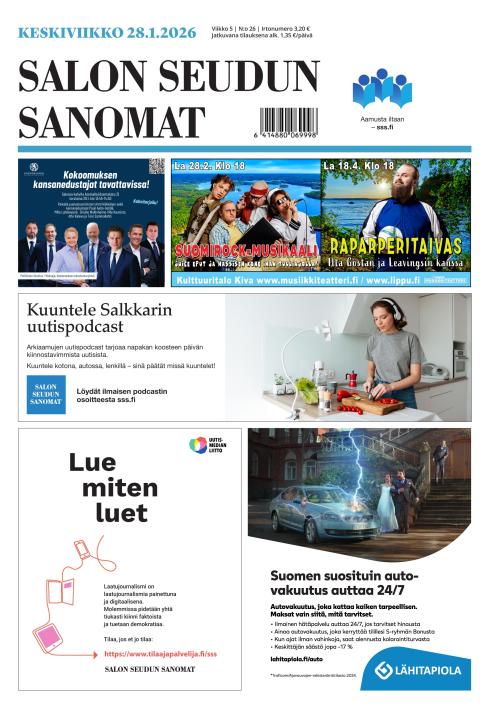 Salon Seudun Sanomat 28.1.2026