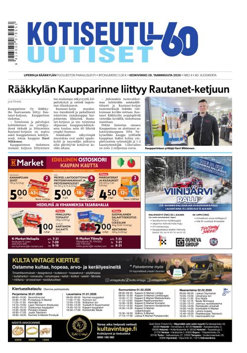 Kotiseutu-uutiset 28.1.2026