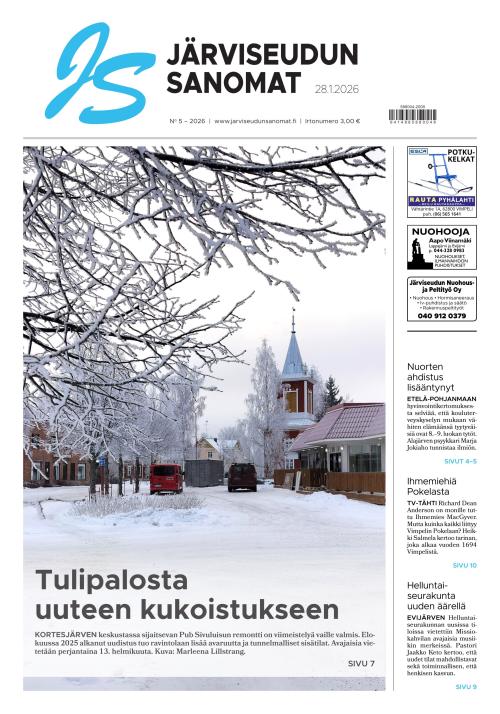 Järviseudun Sanomat 28.1.2026